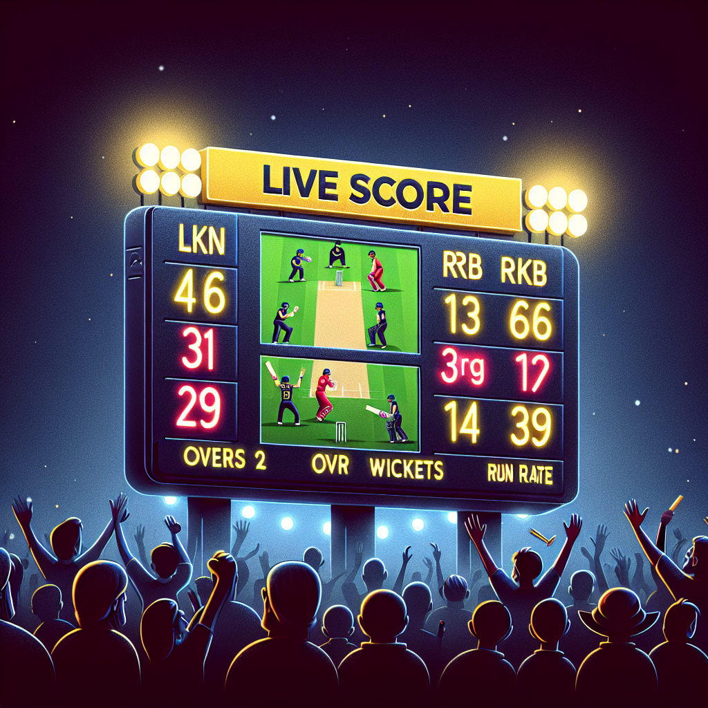 Lkn vs rcb live score