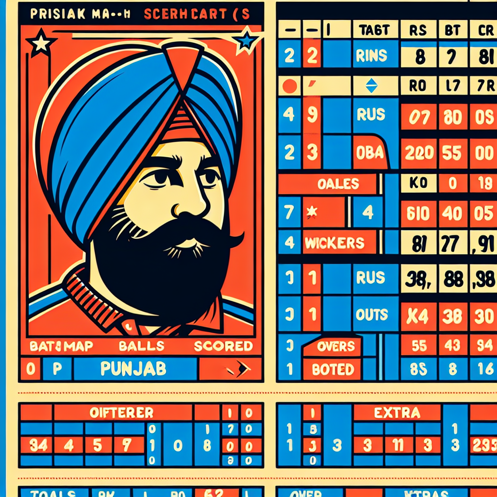 Punjab previous match scorecard